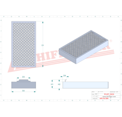 Filtre à air adaptable HIFI FILTER SC50359