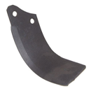 Lame courbée gauche 80 x 6 mm pour fraise MASCHIO adaptable - BlackSteel©