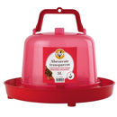 Abreuvoir poule / volaille - rouge transparent  5 litres - CHICK'A