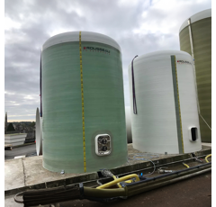 Cuve à engrais verticale "La Compacte" 30 m3 - ROUSSEAU