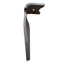 Dent de herse rotative Gauche avec 3 plaquettes carbure triangulaires, fixation rapide KVERNELAND MA46000151 adaptable