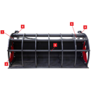 Benne preneuse 2000 mm pour chariot téléscopique adaptable