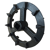 Rueda crosskill Ø 350 mm para rodillo R18223210 adaptable