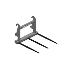 Pic botte frontale ronde 40 mm gris pour attelage FAUCHEUX adaptable