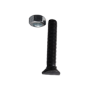 Boulon à tête ovale M12 adaptable - BlackSteel©