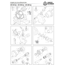 Pièce pompe pulvérisateur - Couvercle bocal huile - Rouge