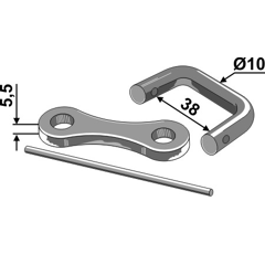 Kettenschloss Ø10 ST1038IH55