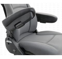 Siège à suspension pneumatique tissu