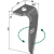 Dent Gauche pour herses rotatives RABE 8437.77.02 adaptable 