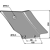 Déflecteur droite pour cultivateur QUIVOGNE SSCO00115 adaptable