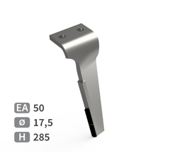 Dent de herse rotative Droite 2 plaquettes carbure VOGEL-NOOT EO10144 adaptable