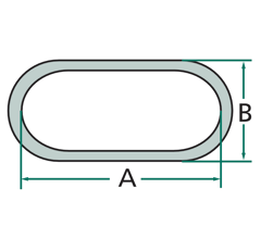 Chaine 24 x 24 mm - 30 m adaptable