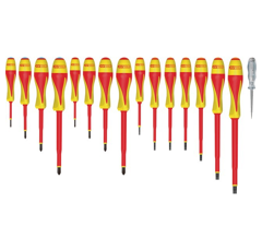 Jeu de 16 tournevis ULTIMATE isolés 1000V | KS TOOLS