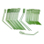 Kit de 34 peines para sembradora AMAZONE 963407 adaptable - Blacksteel©