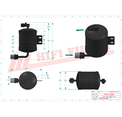 Deshydrateur Climatisation adaptable HIFI FILTER DYH90026