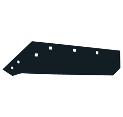 Soc à pointe droite pour charrue RABE 27531501 adaptable