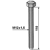 Boulon M12x1,5 x 110 mm pour bineuse adaptable - BlackSteel©