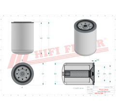 Filtre à huile adaptable HIFI FILTER SO3505