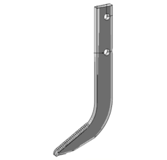 Fräshaken für Reihenfräse,mit Hartmetall-Schutzschicht RUS01 Rumpstad Nachbau