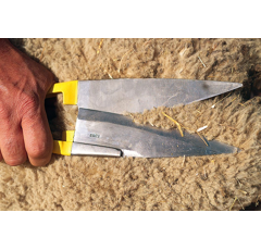 Force à tondre professionnelle jaune 34 cm - KAMER