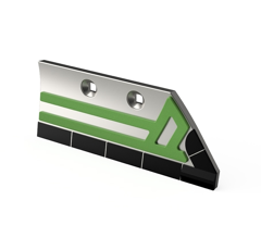 Soc de rasette Droit carbure et rechargement pour charrue KUHN HUARD 631112 adaptable