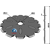 Coutre circulaire pour charrue RABE 7209.01.02 adaptable - Blacksteel©