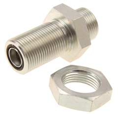 Schottverschraubung mit O-Ring ORFSSV114  1"