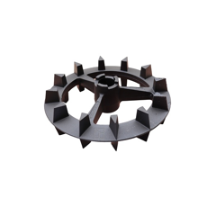 Roue crosskill droite pour rouleau émotteur LEMKEN 4239011 adaptable - BlackSteel©