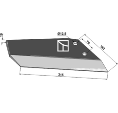 Aileron droite pour DAL-BO 76254 adaptable - BlackSteel©