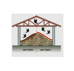 Bâche de protection Fourrage & Céréales - 12 x 25 m | TOPTEX