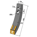 Väderstad 498382 – Scharspitze Marathon 245 mm – Hartmetall  