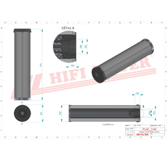 Filtre hydraulique de transmission adaptable HIFI FILTER SH52447