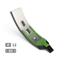 Soc de cultivateur en V carbure et rechargement LEMKEN 3374386 adaptable