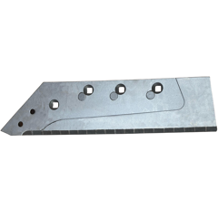 Soc carbure Gauche à pointe boulonnée 16" pour charrue GRÉGOIRE BESSON 173614 adaptable - BlackSteel©