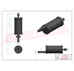 Deshydrateur Climatisation adaptable HIFI FILTER DYH50008