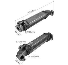 Échangeur thermique pour machine agricole JOHN DEERE RE535729 adaptable