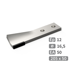 Couteaux Gauche carbure pour épandeur BROCHARD 1020575G adaptable