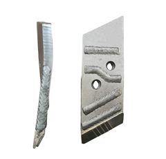 Pointe Gauche carbure et rechargement pour charrue OVERUM 94609 adaptable