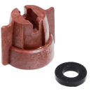 Bajonettmutter Multijet mit Dichtung braun Lechler