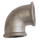 Raccord coudé galva 90° femelle/femelle 20 bars adaptable