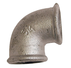 Raccord coudé galva 90° femelle/femelle 20 bars adaptable