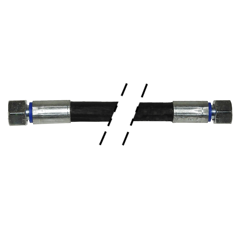 Tuyau hydraulique avec raccords pour téléscopique MERLO 38215 adaptable