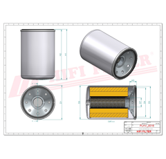Filtre hydraulique de transmission adaptable HIFI FILTER SH59031