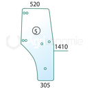 Vitre de porte gauche de machine agricole FENDT 297810030210 adaptable