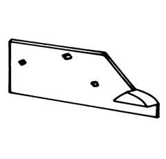 Contre sep droit pour charrue SOUCHU PINET 4556 adaptable