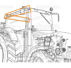 Phare de travail à LED JOHN DEER adaptable