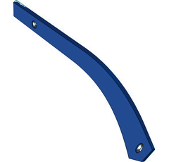 Streichblech-Streifen A - rechts 3444040M Lemken by Muzzi Industrie