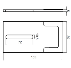 Abstreifer für Packerwalze 435788 Pöttinger Original