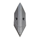 Pointe de Billonneur avec plaquettes carbure et renfort acier GRIMME 8901966 adaptable