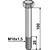 Schraube M10x1,5 x 100 für Mulcher HUMUS Nachbau  
